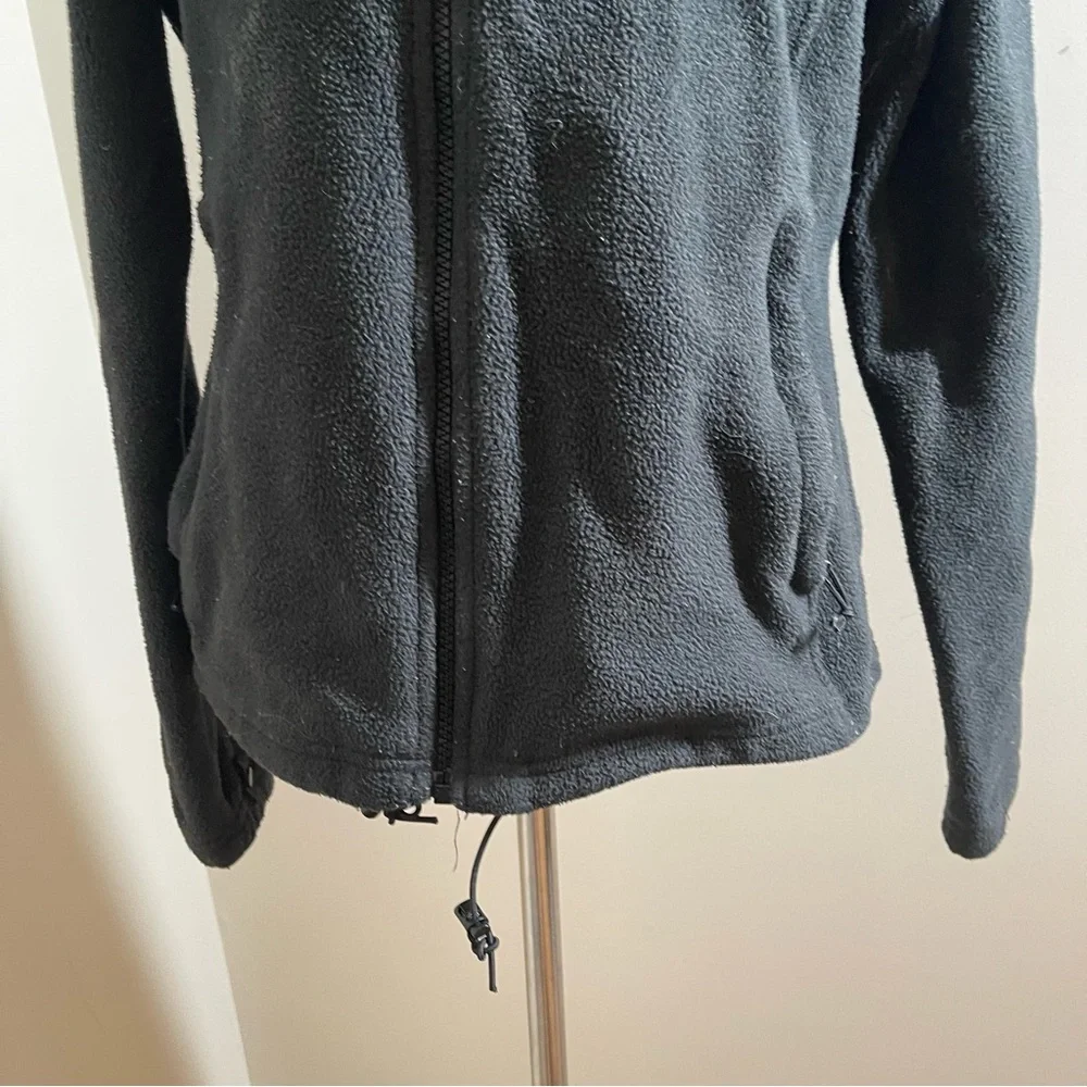 The North Face Women’s Black Full Zip Fleece Casual Jacket - Size Medium